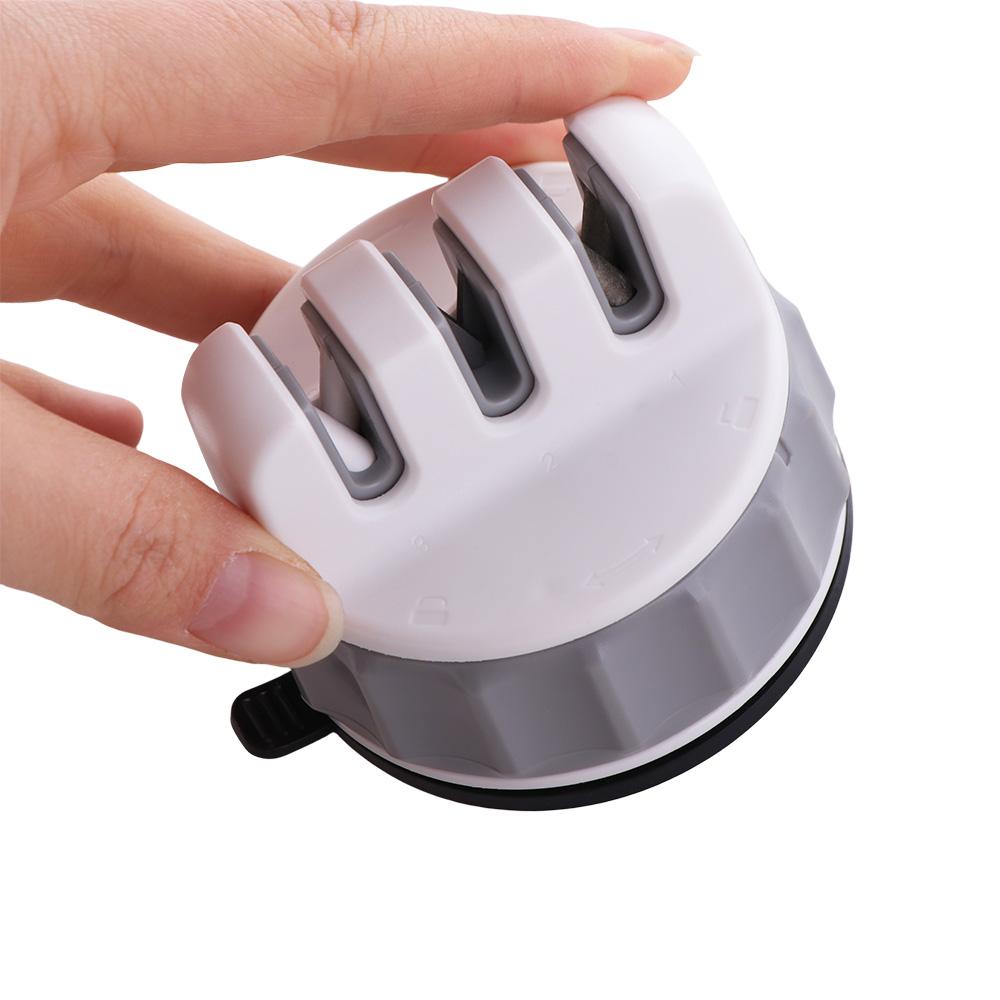 Schnelles Schärfen Schärfstein 3 Stufen Messerschärfstein Mini Messerschärfer Heimgebrauch