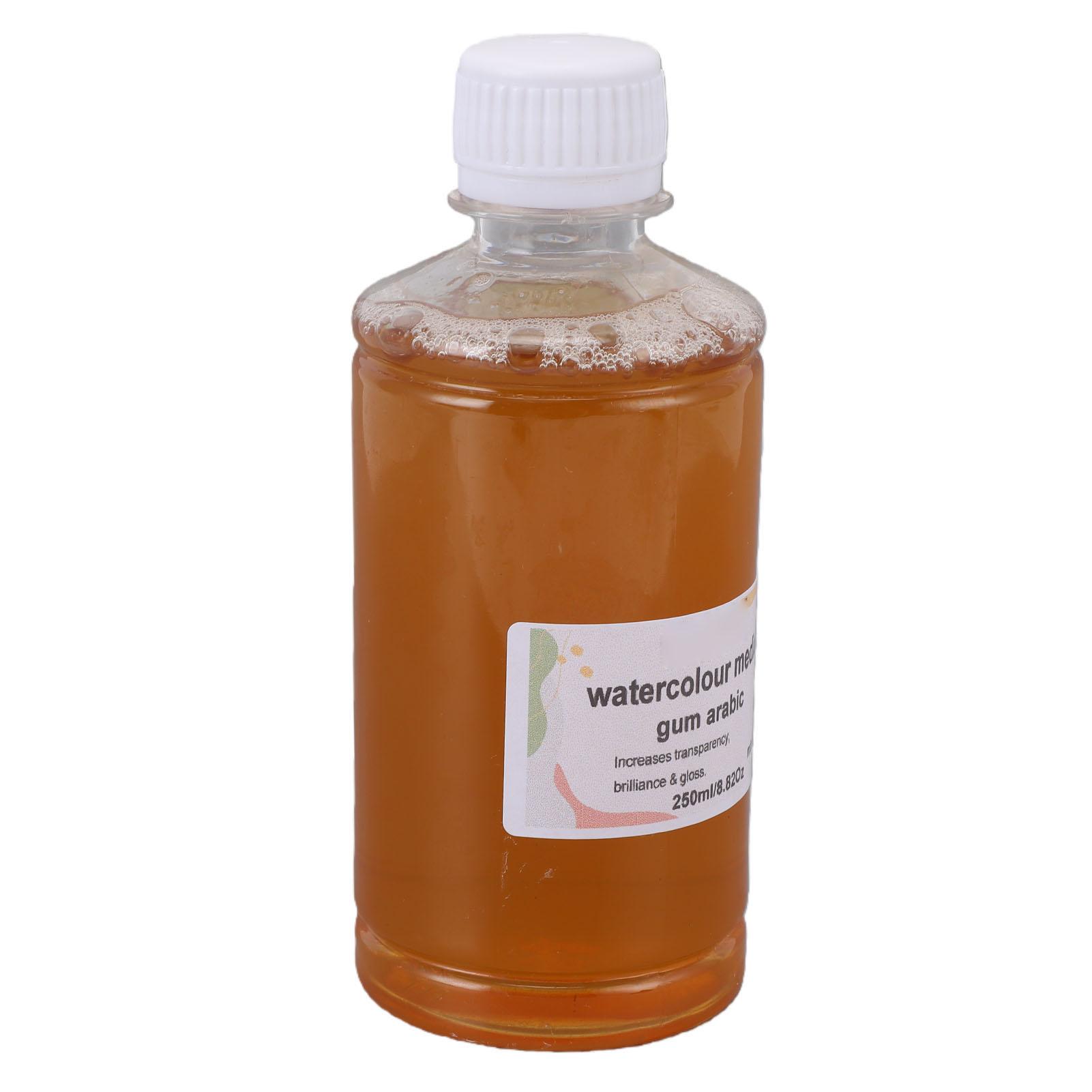 

Gum Arabic Liquid 250ml Watercolor Medium Paint Additives Portable for Outdoor Sketching
