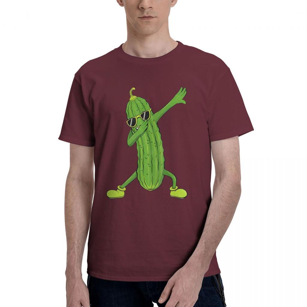 Dabbing Pickle Dancing Cucumber Lover 100 Cotton Casual Breathable Confortable Tshirt Mens Clothing Brands Men Clothes