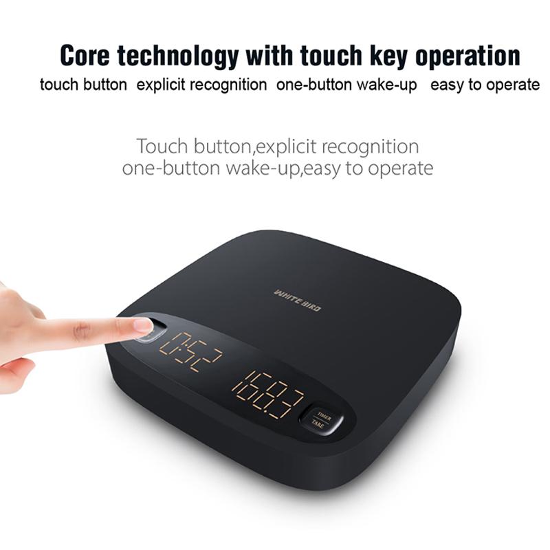 2kg/0.1G Digital Kitchen Coffee Scale Cozinha Precision Kitchen Tool Accessories Electronic Balance Utensils Measuring Weighing