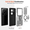 For Xiaomi 13T Luxury Magsafe Magnetic Wireless Charging Armor Case For Xiaomi 13T Pro Slide Camera Protection Cover For Mi 13T