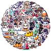 50 Cute Wind Halloween Graffiti Stickers Mobile Phone Computer Suitcase Waterproof Decorative Stickers Creative Stickers