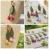 Hanger Flower Pu Keychain DIY Bag Charm Trendy Tulip Leather Pendant  Bag Ornament