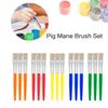 10/12/24/30Pcs Watercolor Paint Brush Children Paint Brush Kid Art Set for Oil Acrylics Watercolor Gouache Painting