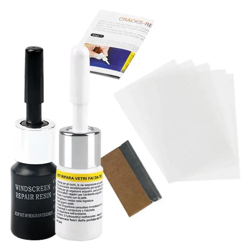 New Cars Window Tools Cracked Glass Repair Kit Windshield Kits Glass Scratch Repair Agent Adhesives Sealants Repair Kit
