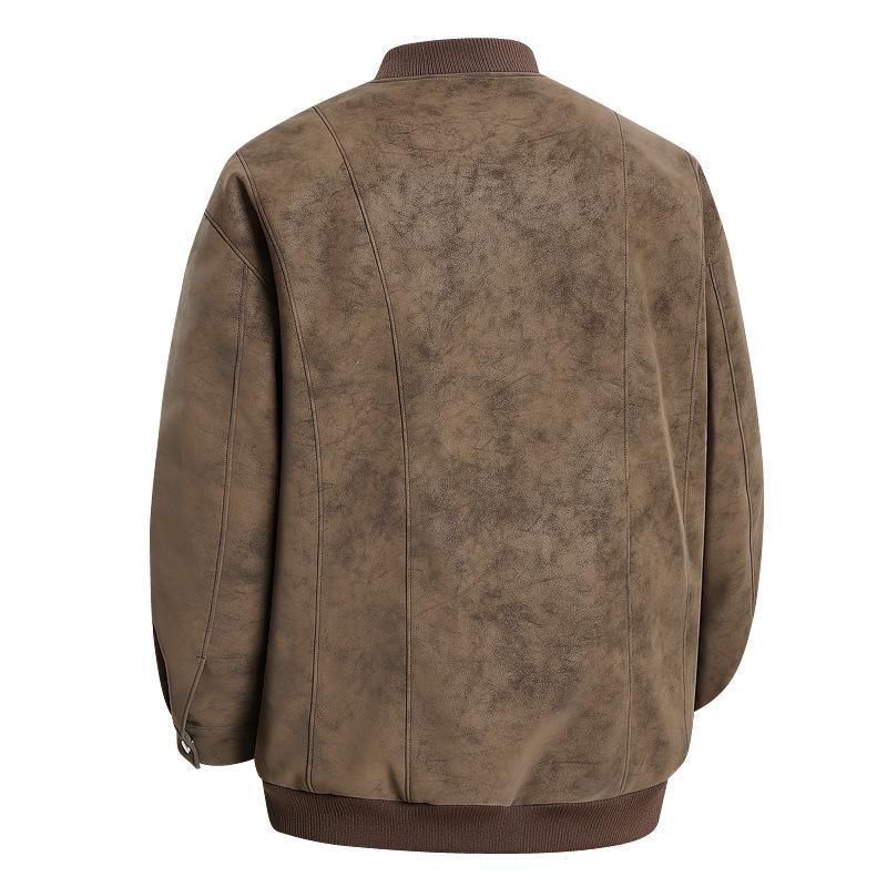 Jacket Men Suede Coats Spring Windbreaker Oversized 8XL Plus Size Street Moto Autumn Brand Waterproof Softshell