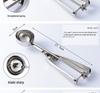 Stainless Steel Ice Cream Scoop & Spade – Customizable Fruit and Ice Cream Scooper
