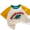 Summer 2026 Pure Cotton Cartoon Short-Sleeve T-Shirt for Kids - Cute Casual Tops for Boys and Girls