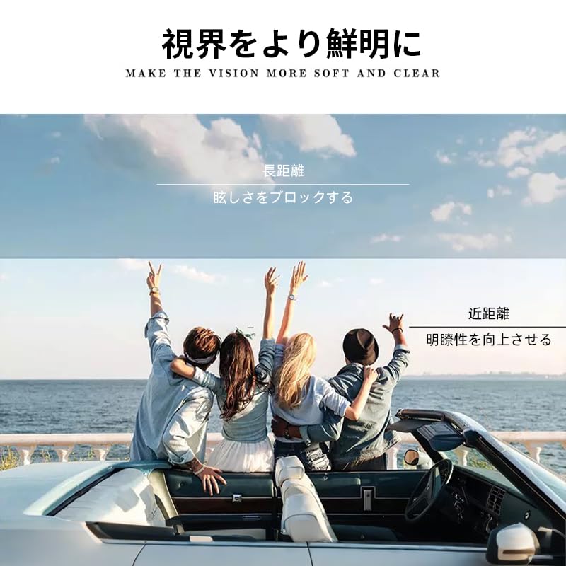 FEISEDY Sunglasses for Men and UV TR90 Color Stylish Design for Mountain and a Smaller B1307 Women, Protection, Lenses, Driving, Fishing, Climbing,