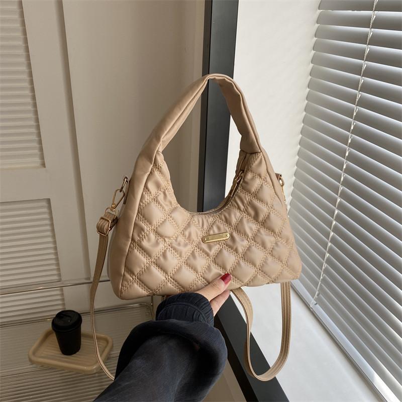 Vintage Stylish Crossbody Bag With Diamond Quilted Design For Trendy Women хаки