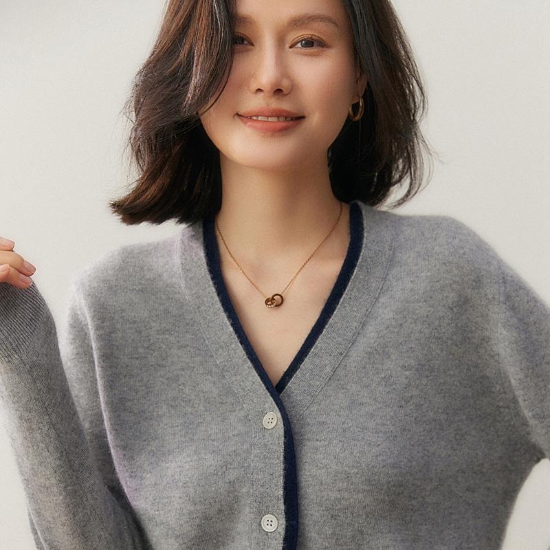 Qinghe 100% Pure Cashmere Women's Sweater - Ultra Soft Luxury Winter Pullover