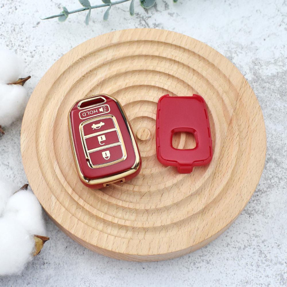 For Honda Accord CIVIC CRV Jazz HR-V HRV 2013 2014 2015 2016 TPU Shell Fob Car Remote Key Cover Case Accessories