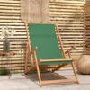 Day and Night - Day and Night Solid Green Teak Wood Folding Beach Chair