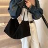 Yogodlns Autumn Winter Big Boston Luxury Designer Tote Soft Matte Suede Leather Women Handbag Female Shoulder Crossbody Bag