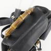 GUCCI Bamboo Backpack Daypack 003.2058.0016 black leather Women Used