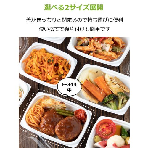 Komaki Bussan Microwave Deli Packs, 5-Pack, White, 15 X 11 X 2.2 Cm, Medium, Disposable, Microwave-Safe, F-344