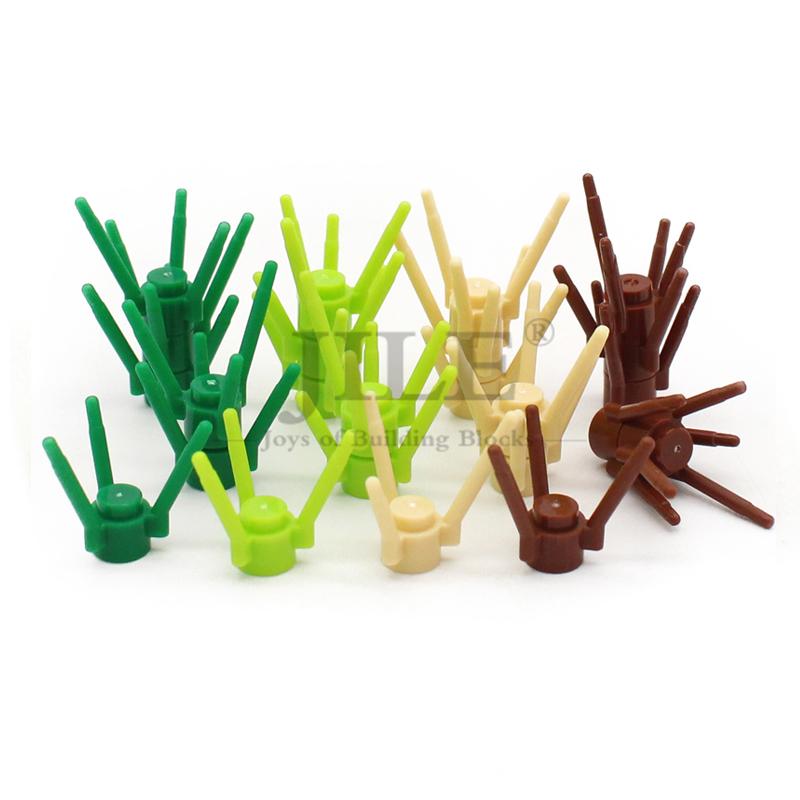 Interesting Toys Unisex 200Pcs Moc 3741 Plant Flower Stem With Stud And 3 Stems Building Blocks Diy Bricks Compatible Branch Tree Forest Accessory Toys