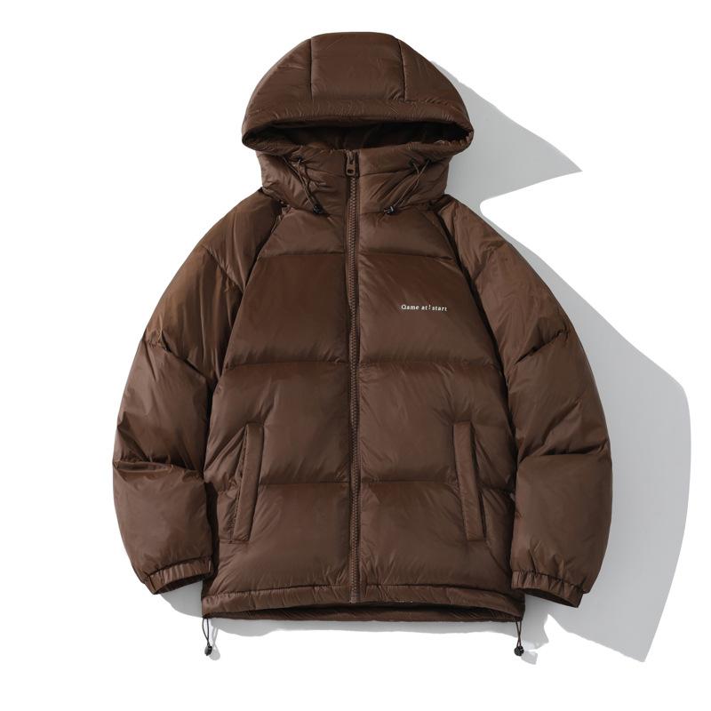 Winter Graphene Heating Windproof Warm White Duck Down Jacket Men's Fashion Casual Black Gold Jacket Men