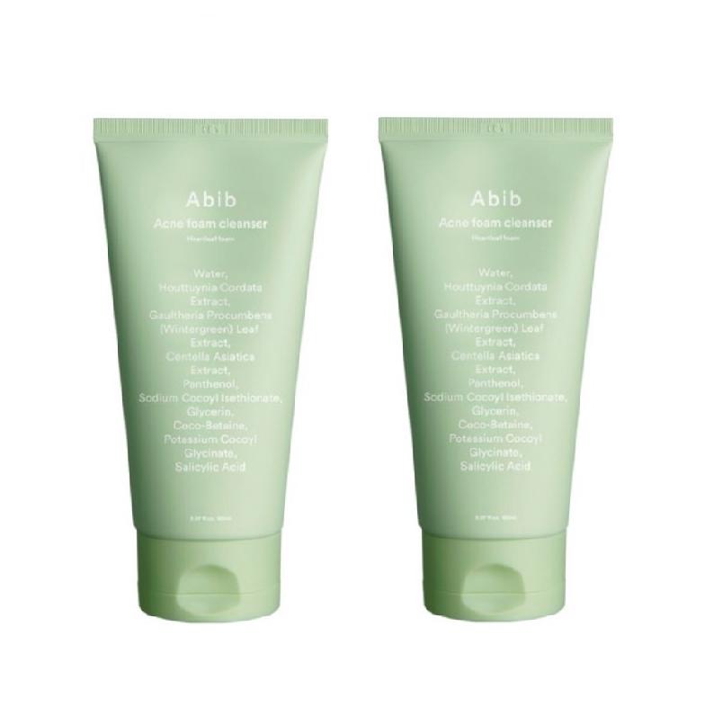 Abib Acne Foam Cleanser Heartleaf Foam Gentle Deep Cleansing Facial Wash 150ml