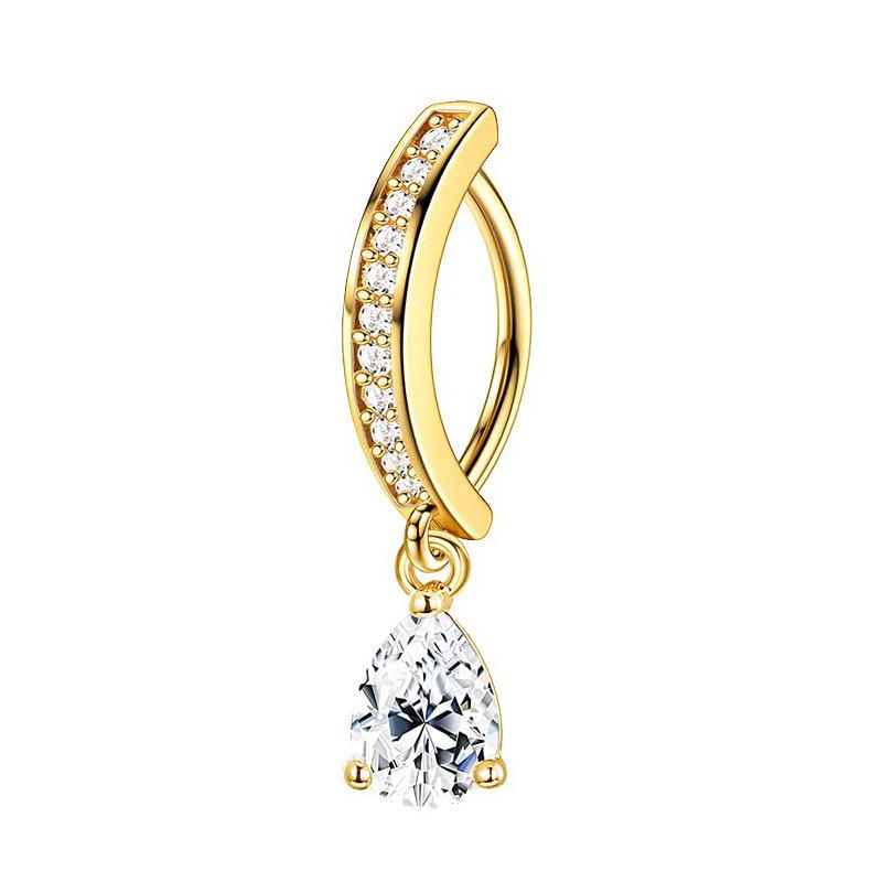 Fashion Exquisite Butterfly Belly Button Sexy Body Piercing Jewelry For Women Zircon Navel Barbell Fashion Belly Rings Gifts
