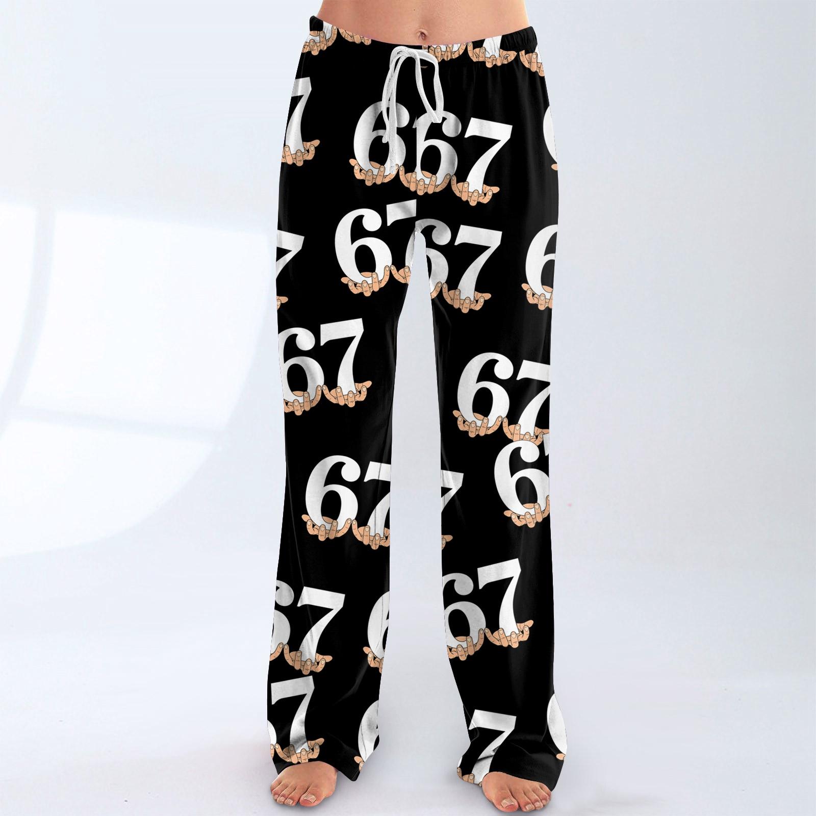 

Женские пижамные штаны, одежда для сна, повседневные брюки с эластичной резинкой на талии, удобные прямые свободные брюки для йоги XL жёлтый