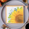 Sunflower Party Napkins - Decorative Wood Pulp Printed Napkins