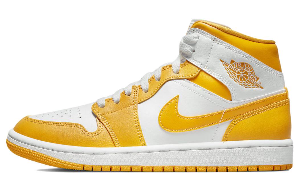 

Jordan 1 Mid White University Gold Women s BQ6472-117 36.5