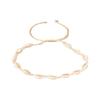 Fashion Handmade Braided Shell Necklace Bracelet Jewelry Set For Women Bohemian Summer Beach Resort Vocation Accessories Gift