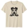 Terrier Dog Paws Graphic TShirt Dogs Animals Unisexs Unisexs Unisex Tee