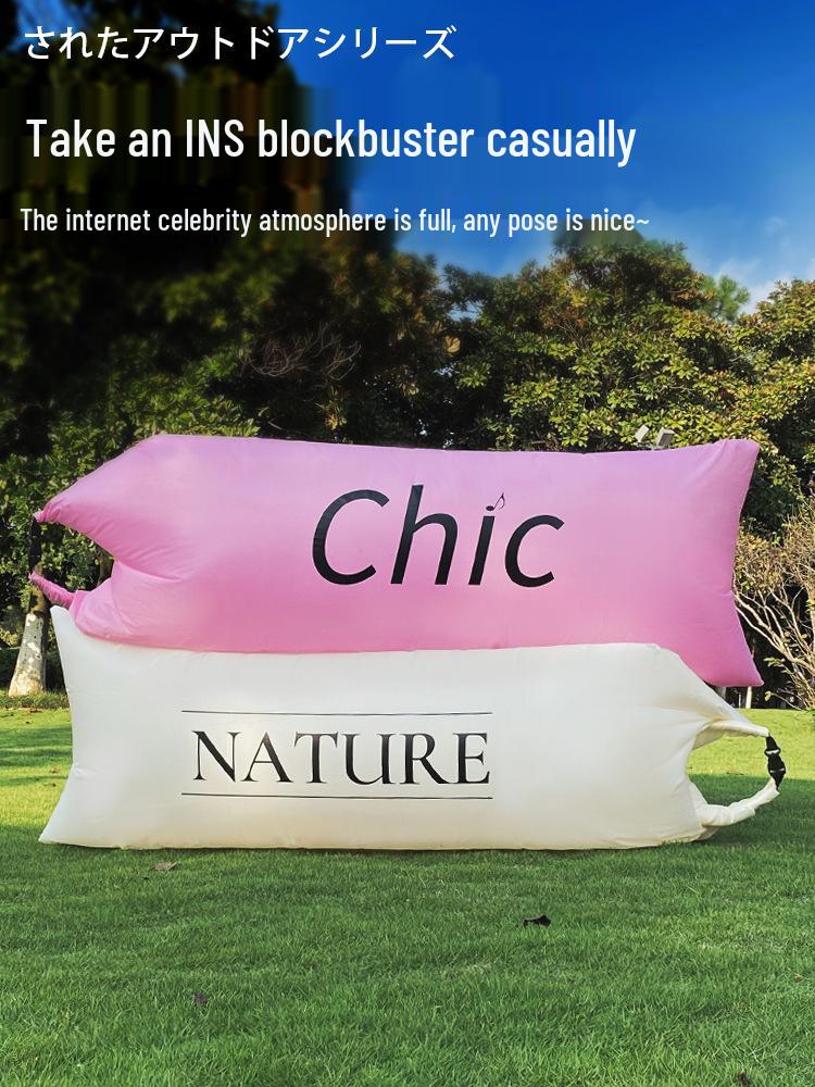 Aufblasbares Outdoor-Liegesofa - Tragbare Luftmatratze für Camping & Musikfestivals