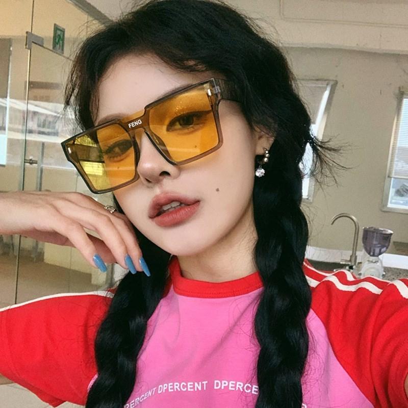  New Women Luxury SunGlasses Vintage Square Sun glasses Men Fashion Brand Designer Female Sunshade Eyewear UV400