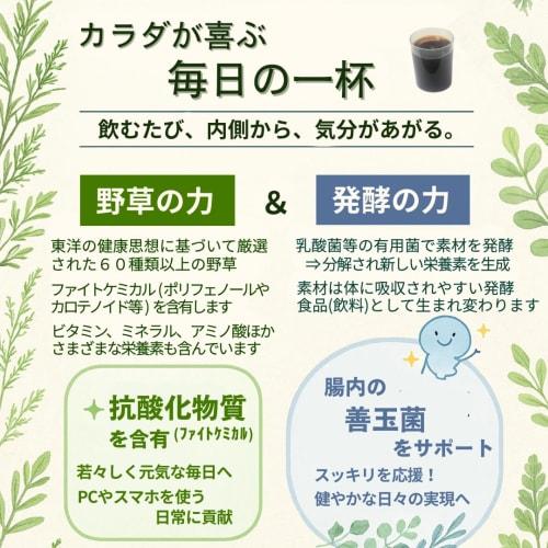 Takumi Wild Herb Enzyme, Additive-Free, 720ml Bottle, Concentrated, Antioxidant-Rich, Intestinal Health, Skin-Beautifying Enzyme Drink, Made In Japan