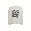 Coach FW23 Letter Print Crewneck Pullover Long Sleeve Sweatshirt Men Sweatshirt Light-Gray CK694-RE1