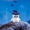12PC Halloween Ornament Cartoon Witch Ghost Pumpkin Figurine Micro Landscape Dollhouse Model Car Interior Desktop Decoration