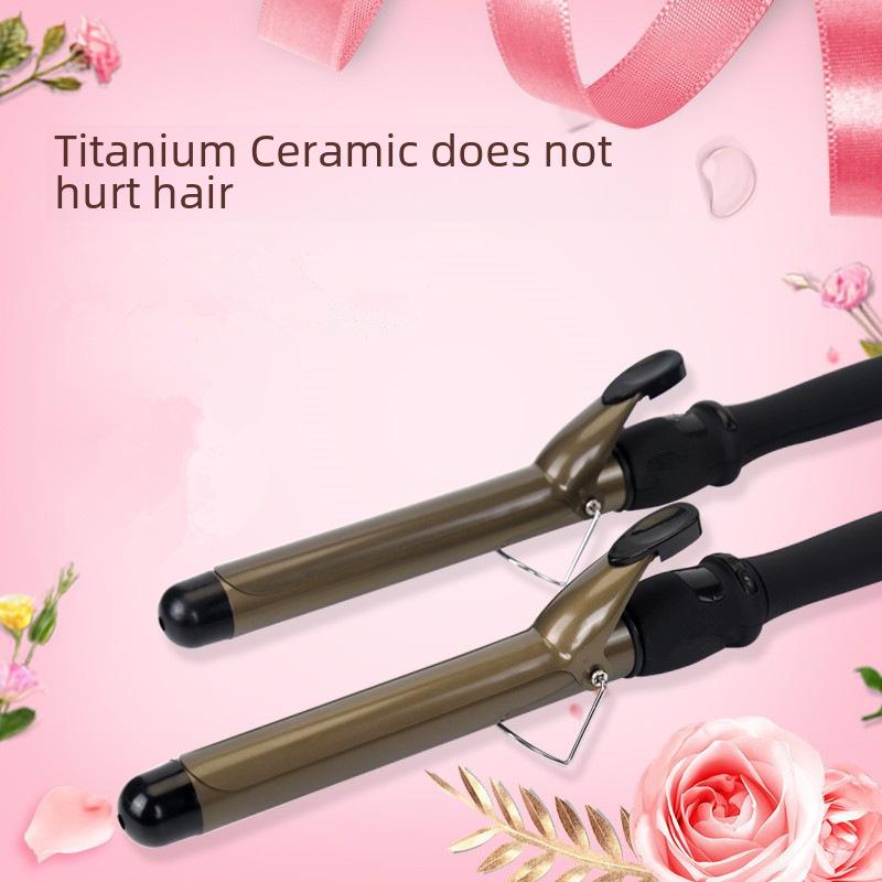 Vielseitiger Lockenstab: Kleine & Große Locken, Eierrolle, Elektrischer Lockenstab - Kompatibel mit EU-, US-, UK- und AU-Standards.