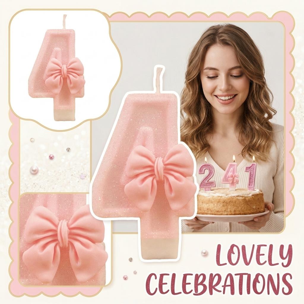 Fashion Cartoon Creative Birthday Candles Party Digital Candles