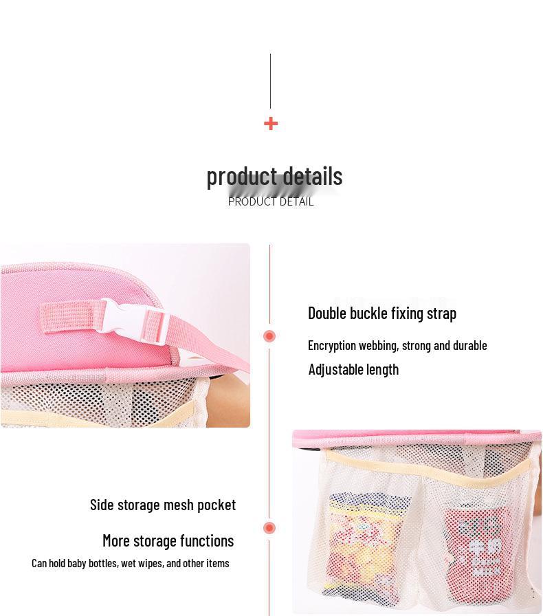 Waterproof Car Child Seat Tray - Kids' Toy Storage & Dining Table