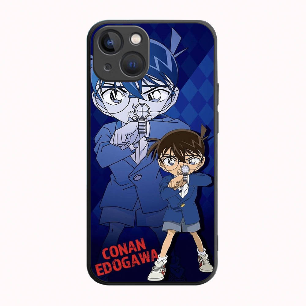 

B-43 Detective Conan Black Case for Redmi 10A 10C 12C 13C 9A 9C 9T A3X Note 10 9 9S 10S iPhone 11 12 13 14 15 16 X XS Pro Max Mini 7 8 Plus XR Redmi Note 10 5G гелиотроп