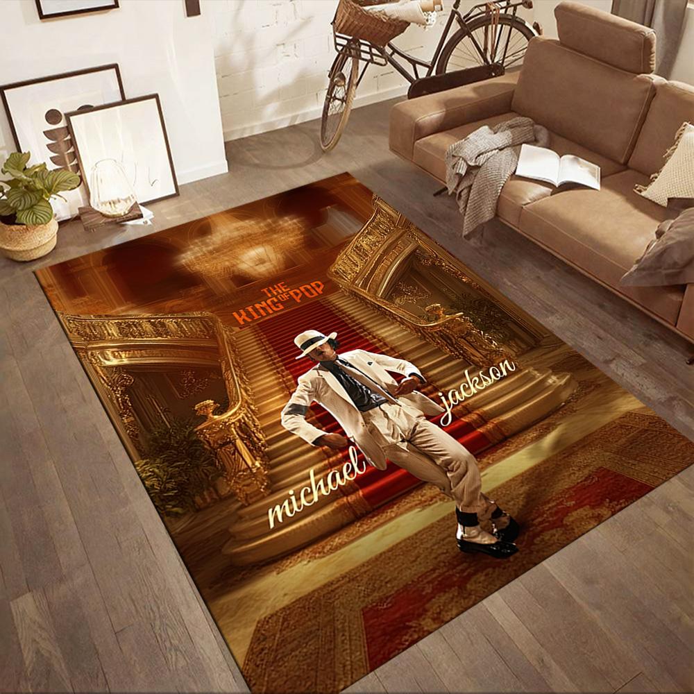 Michael Jackson 81 Floor Mat Design for Playrooms Foyer Hallway Living Rooms Antislip Carpet Office home decor