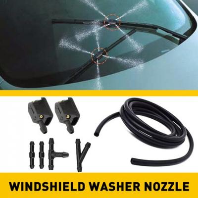 2x Windshield Wiper Washer Nozzle 2m Hose for Chevrolet Blazer Equinox Malibu