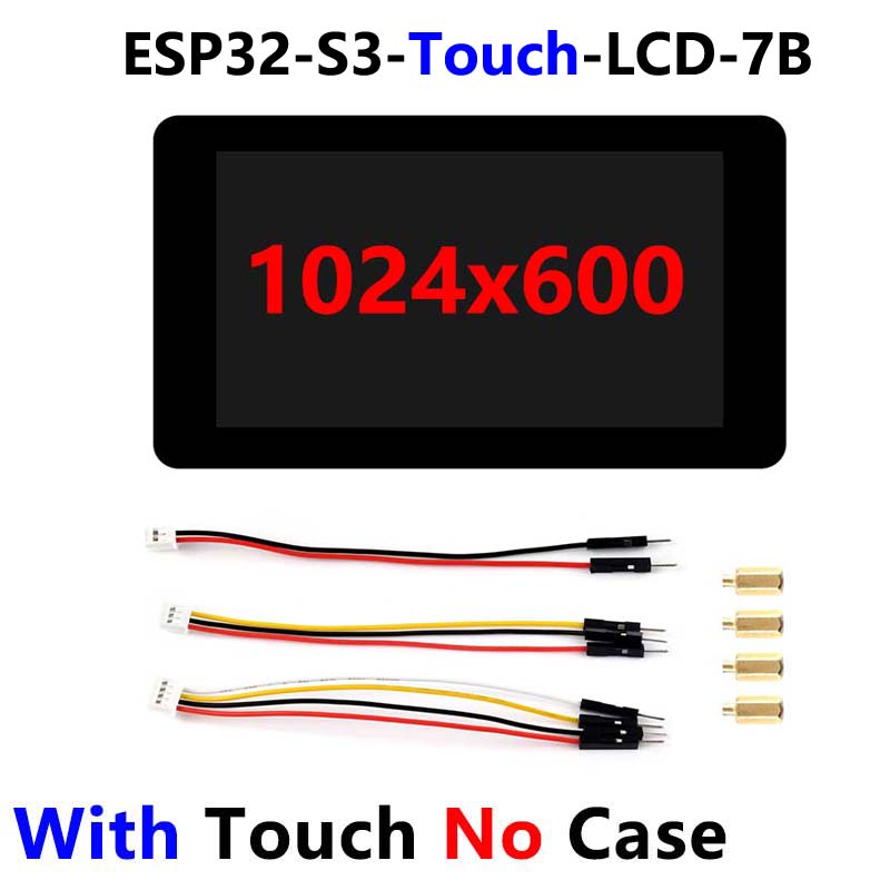 ESP32-S3 7inch LCD Display 7 inch TouchScreen 7B 1024×600 N16R8 CAN RS485 Sensor Waveshare ESP32-S3 LCD-7B