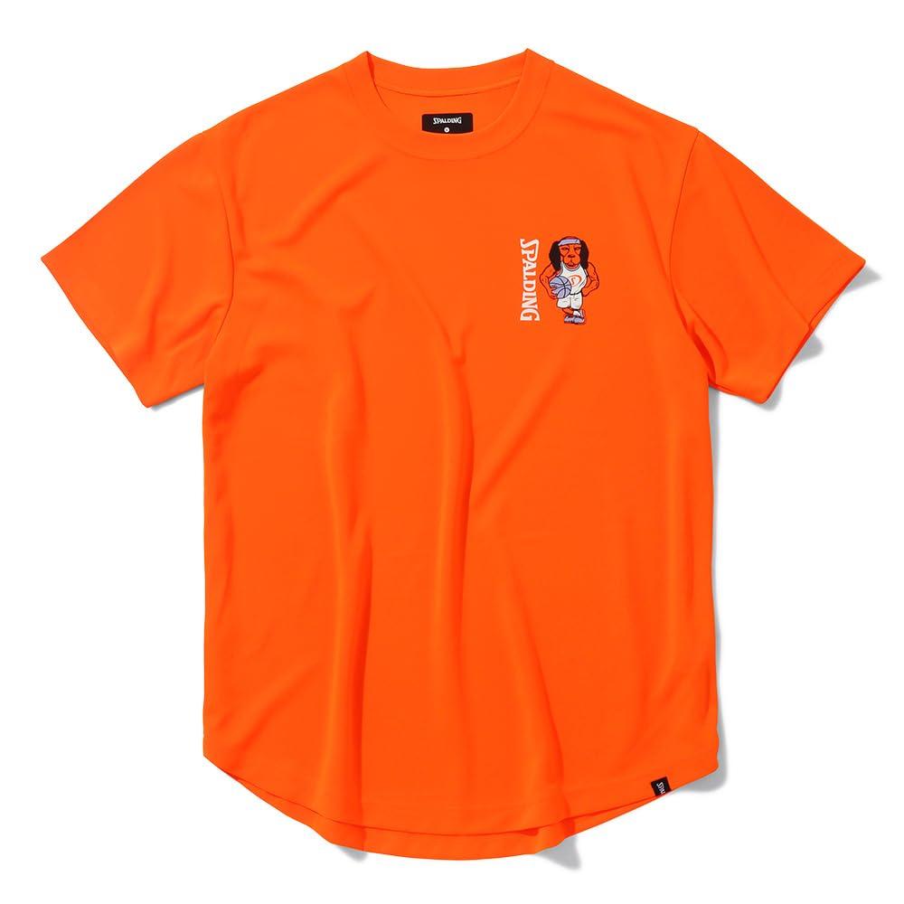 

Spalding Beagle Graffiti Round Hem T-Shirt, Neon Orange, Size L, SMT24019