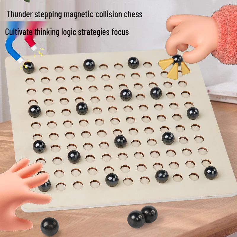 

Детский магнитный набор для шахматных сражений: Интерактивная игра для тренировки концентрации внимания для родителей и детей