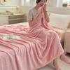 Thick Milk Fleece Flannel Shawl - Spring/Fall Air-Conditioning or Nap Blanket
