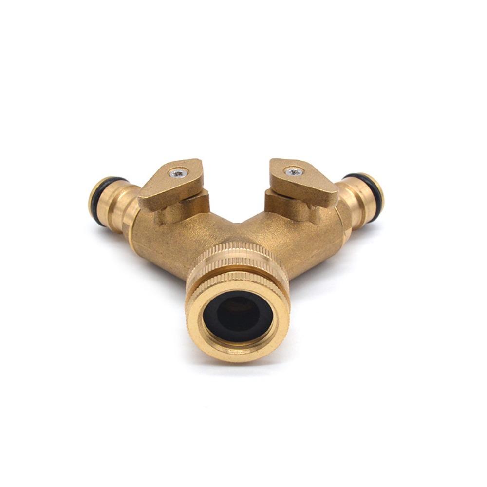 Garden Irrigation Hose Pipe Valve Splitter Quick Connector Hose Faucet Adapter Tap Irrigation Valve