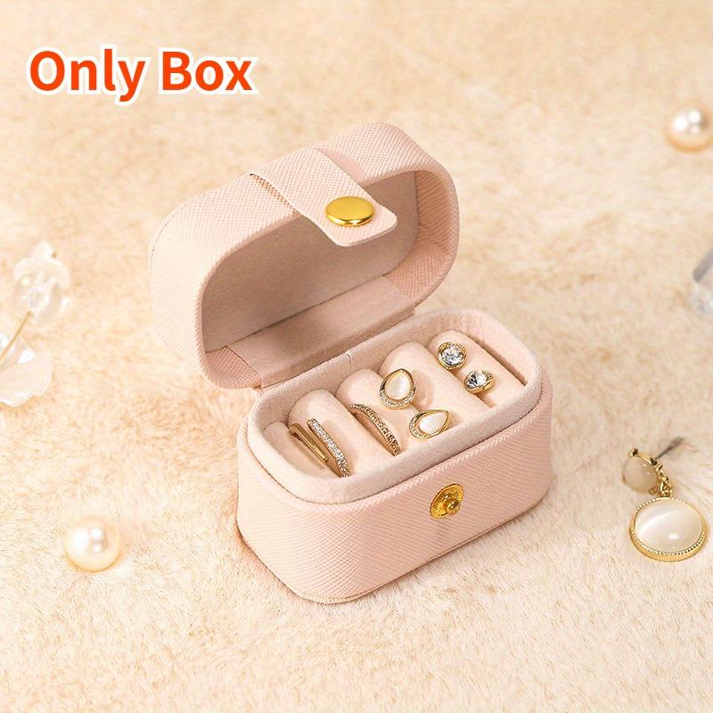 Jewelry Box with Large Capacity High-end and Exquisite Earrings Necklace Handicraft Storage Box