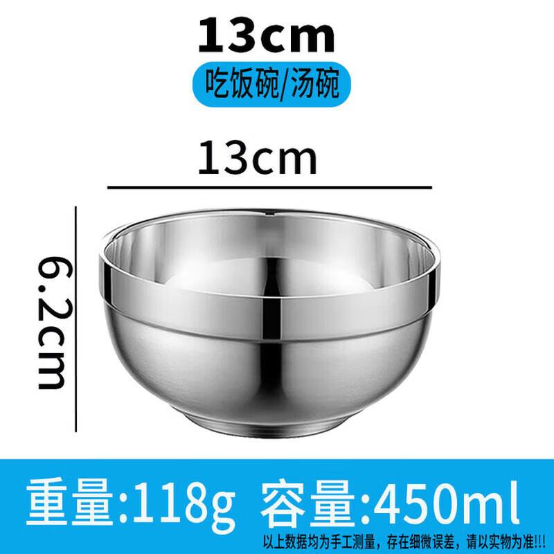 Huihuang 304 Stainless Steel Double-Wall Insulated Bowls