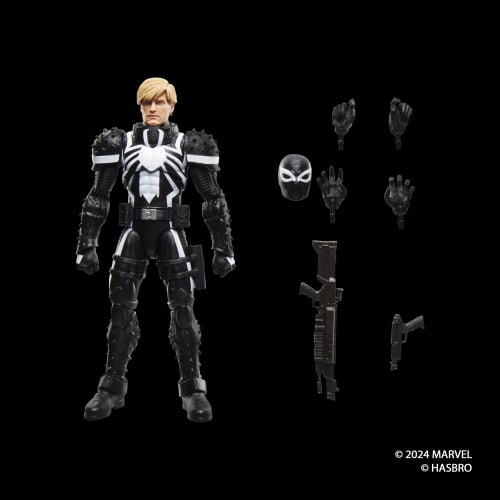 Hasbro Marvel Legends Series Agent Venom (Flash Thompson), Retro Comics Collectible 15cm Action Figure G0786, Authentic