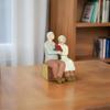 Sweet Loving Elderly Couple Figurine Sculpture for Romantics Home Decors and Wedding Anniversary Valentines Day Gift