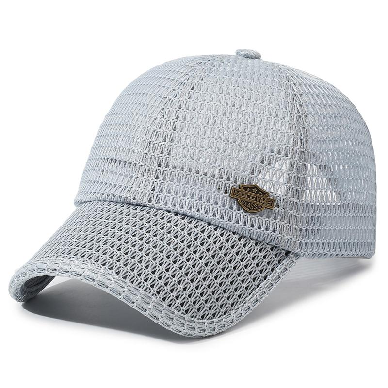 Summer Breathable Mesh Baseball Cap Men s Sunscreen Cap Outdoor Breathable Hat